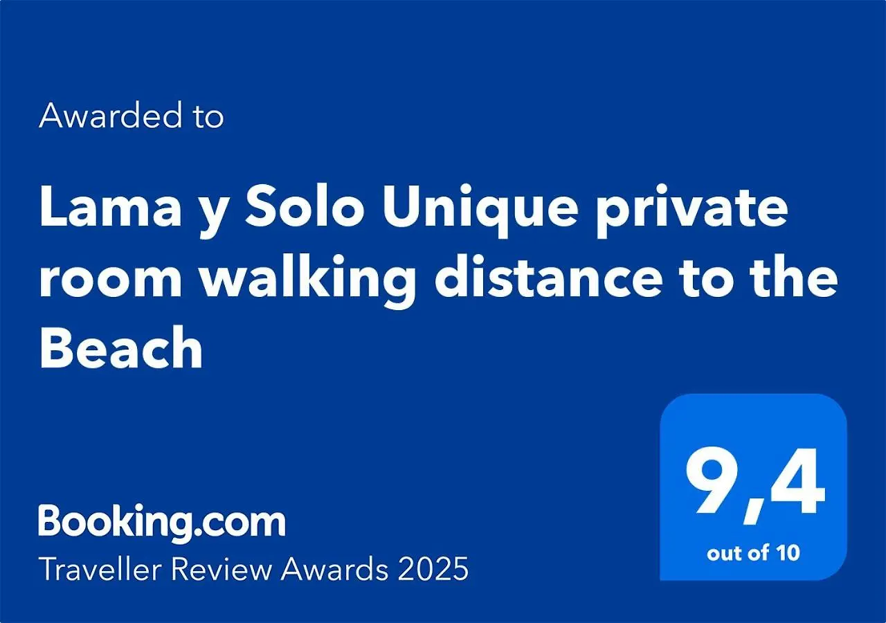 Pensión Lama Y Solo Unique Private Room Walking Distance To The Beach Palm Beach